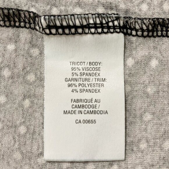 REITMANS Plus-size black grey white geometric print tank top XL 1X XXL 2X shirt - Picture 13 of 15